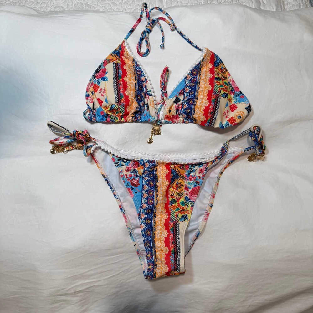 Vibrant Floral Bikini Set